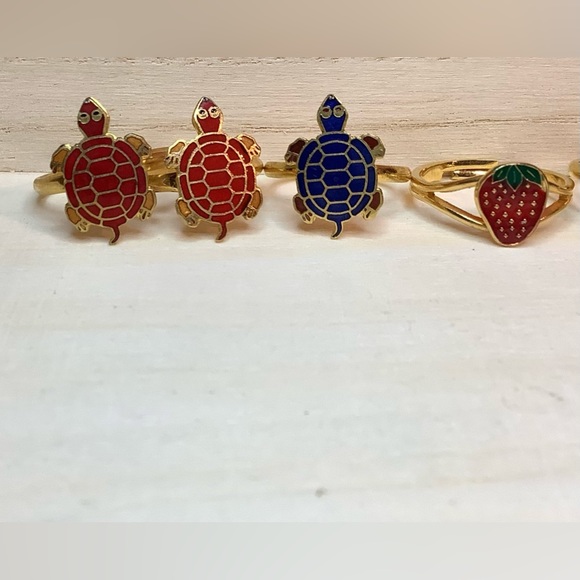 TLC NEW vintage SQUIRREL animal adjustable rings - Picture 6 of 7